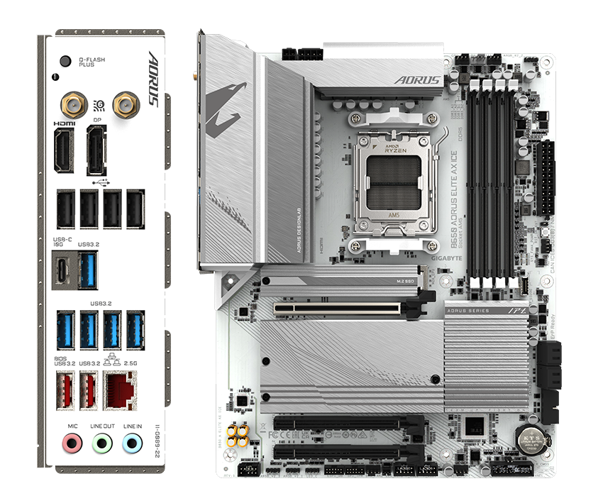 Placa de baza Gigabyte B650 AORUS ELITE AX ICE AM5