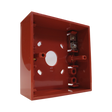 Honeywell Baza pentru montaj aparent buton Morley-IAS, culoare rosie; Dimensiuni: 87x93x32mm; Greutate: 0.080g