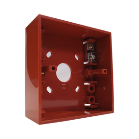 Honeywell Baza pentru montaj aparent buton Morley-IAS, culoare rosie; Dimensiuni: 87x93x32mm; Greutate: 0.080g