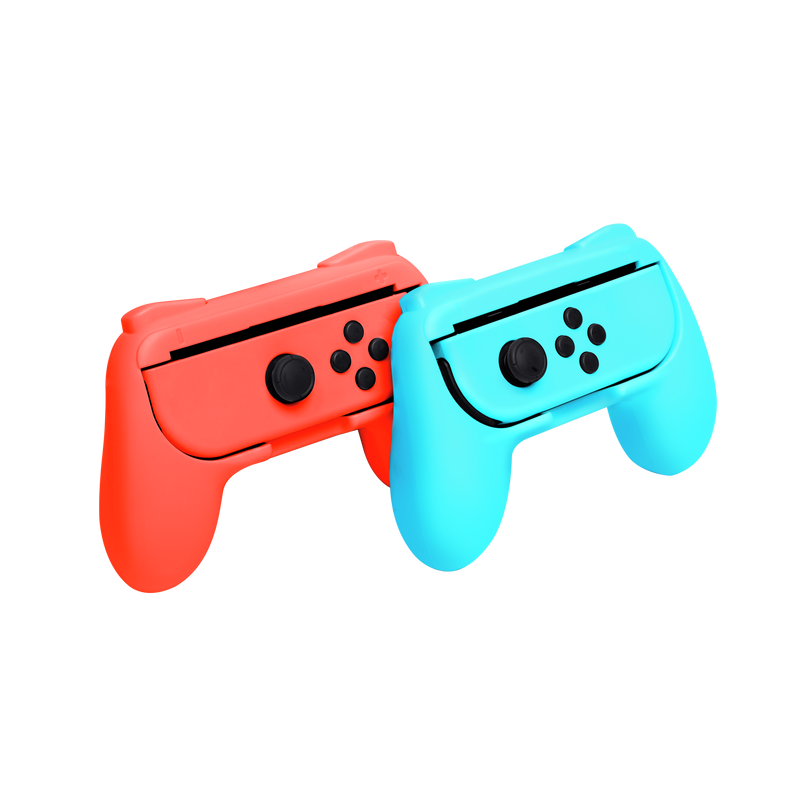 Pachet accesorii Trust pentru conosola Nintendo Switch, pachetul contine: husa de transport, 2 x prinderi Joy-Con, 2 x volan, sticla securizata pentru Switch, sticla securizata pentru Switch OLED, stand de incarcare, cablu USB-C-A, manual de utilizator