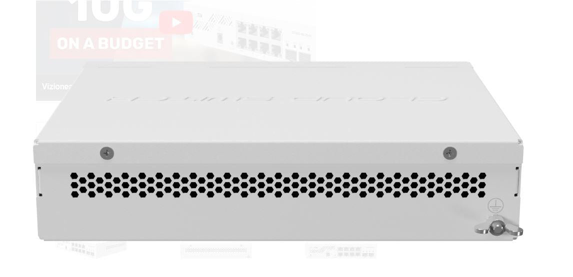 MIKROTIK, CSS610-8G-2S+IN 8G, 2 SFP+ Port , Indoor Switch 64kb Flash, Pasive POE, Dimensiuni: 200 x 167 x 46 mminterfata: 8 x 10/100/1000, 2 x SFP+, IP20, POE in- 12-57 V, consum maxim 5w.