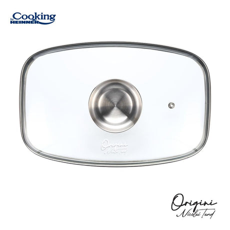 TAVA ROASTER DIN ALUMINIU TURNAT + CAPAC 39 X 22.5 X 11 CM, 5.3L, NICOLAI TAND, ORIGINI, COOKING BY HEINNER