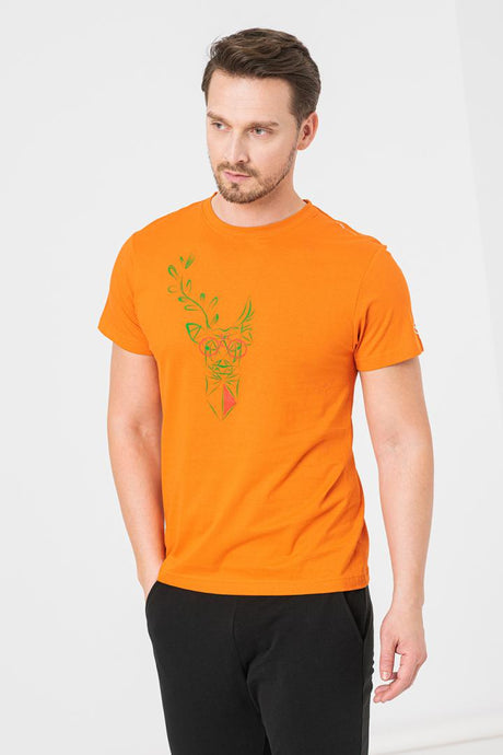 TRICOU  CERB FAMILIE BARBATI ORANGE-S