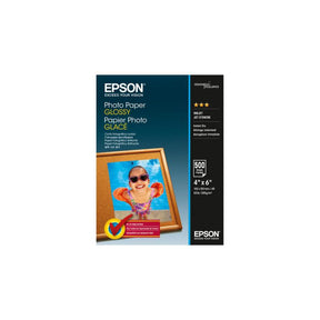 Hartie foto Epson S042549, dimensiune 10x15cm, 500 coli, tip glossy, greutate 200g/m2