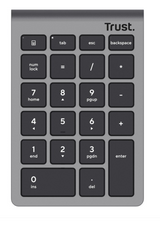 Tastatura Trust numerica wireless Xalax , numar taste 22,  gri