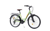 Bicicleta Oras Pegas Comoda Verde Fistic ( AL)