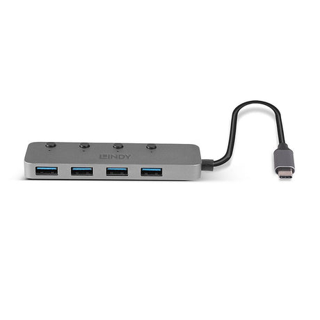 Hub Lindy cu 4 porturi USB 3.2 Gen,