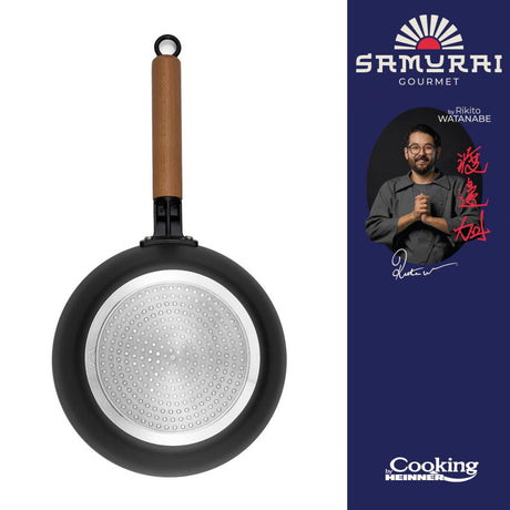 TIGAIE WOK + CAPAC 24X7.5 CM, RIKITO WATANABE, COOKING BY HEINNER