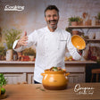 OALA CERAMICA CU CAPAC, 19x19.5 CM, 6 L,  NICOLAI TAND, ORIGINI, COOKING BY HEINNER
