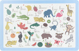 Napron, mix modele litere, 43.5x28.5x 0.4 mm
