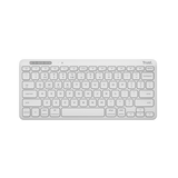 Tastatura Trust Lyra Wireless, conexiune USB-A, USB-C 1.1, distanta acoperire wireless 10m, 1x AAA baterie, compatibila cu laptop, pc, Bluetooth devices, tableta, alba
