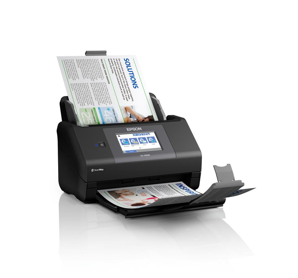 Scanner Epson WorkForce ES-590W, A4, Automat, Sheetfed, USB + WLAN + LAN