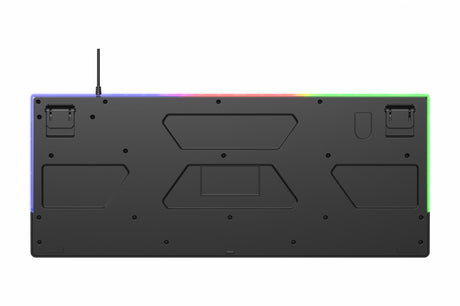 Tastatura gaming cu fir iluminata Serioux Nexor, interfata USB, numar de taste: 104, material ABS, anti-ghosting: 19 taste, lungime cablu 1.5m PVC, dimensiuni (LxAxH): 435.74 × 178.54 × 33.62 mm, negru