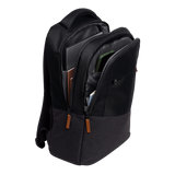 Rucsac laptop Trust Lisboa pentru laptop-uri cu diagonala de 16", material POM, RPET Polyester, RPET twill polyester, volum 23 L, negru