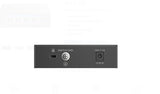D-LINK DMS-105 UNMANAGED SWITCH 5 PORT, Interfata: 5 x 10/100Mbps/1G/2.5G, Auto MDI/MDIX, CAPACITATE SWITCH: 25gBPS, Packet Forwarding Rate:18.6 Mpps, Dimensiuni 100.5 x 82 x28mm, Greutate: 238.6 g.