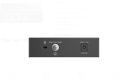 D-LINK DMS-105 UNMANAGED SWITCH 5 PORT, Interfata: 5 x 10/100Mbps/1G/2.5G, Auto MDI/MDIX, CAPACITATE SWITCH: 25gBPS, Packet Forwarding Rate:18.6 Mpps, Dimensiuni 100.5 x 82 x28mm, Greutate: 238.6 g.