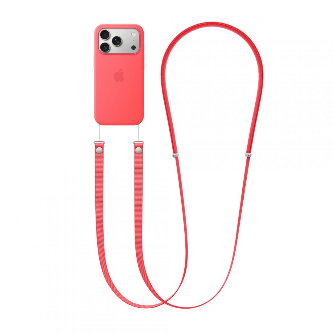 Crossbody Strap - Bright Guava