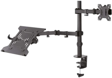 Suport Monitor de Birou, Neomounts by Newstar FPMA-D550NOTEBOOK, 10" - 32", VESA 100x100, suporta pana la 8kg, negru