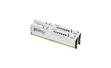 Memorie RAM Kingston, DIMM, DDR5, 64GB, 5600MHz, CL36, 1.35V, FURY Beast White, Kit of 2