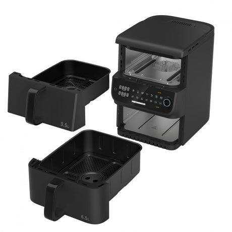 FRITEUZA DUBLA ETAJATA HEINNER InnovaCook HAF-C10DBS25BK