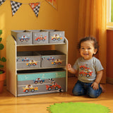 Dulap depozitare jucarii Cars, U-Grow