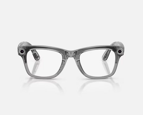 Ray-Ban Meta Wayfarer Gen 2 High Bridge FIT Transparent Grey Clear/Sapphire Transitions 50