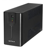 UPS Serioux Line Interactive 1200LI,Led, capacitate 1200VA/720W, 4 prize Schuko , baterie 12 V / 7.0 Ah × 2, timp mediu de functionare pe baterii 10 min - 50% sarcina, management USB/RJ45, software inclus,