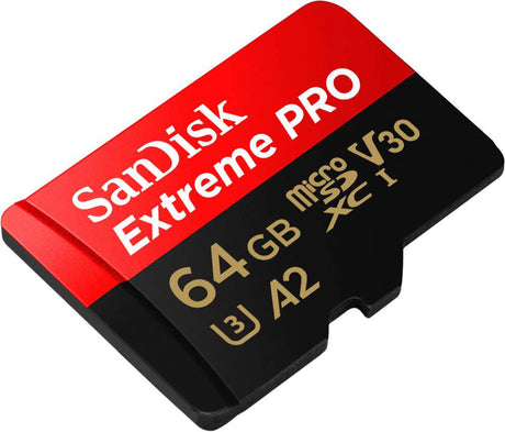 Card de Memorie MicroSDXC  SanDisk Extreme PLUS, 64GB, Clasa 10, R/W speed: up to 100MB/s/ 90MB/s, include adaptor SD (pentru telefon)