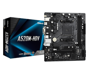 Placa de baza ASRock A520M-HDV, Socket AM4
