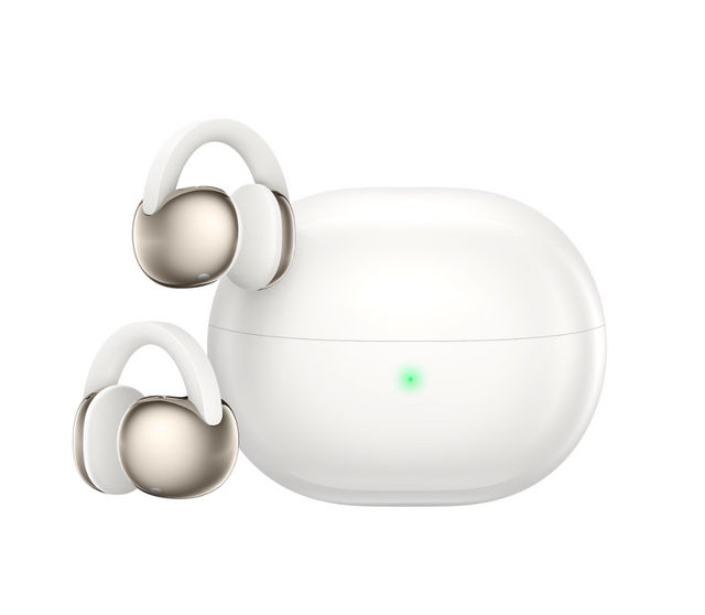 Casti Open-Ear TCL Crystal Clip, True Wireless, Bluetooth, IPX4, Autonomie 36 ore, White Gold