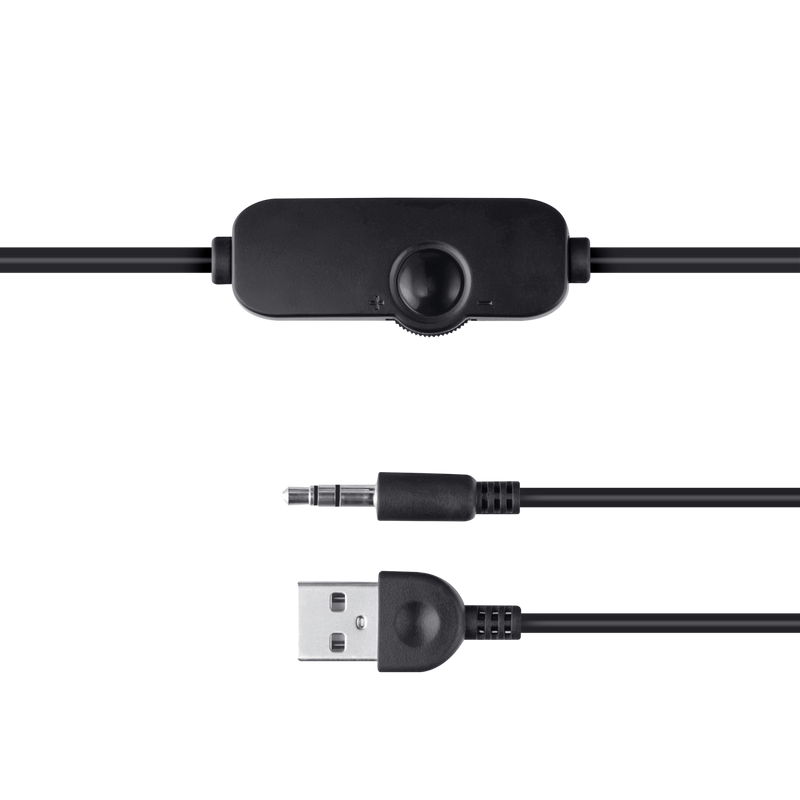 Boxe Trust Polo 2.0 cu fir, putere maxima 8W, audio input 3.5mm, negru