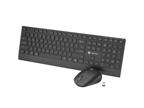 Kit Wireless tastatura si mouse NATEC NZB-2315, Da, Negru