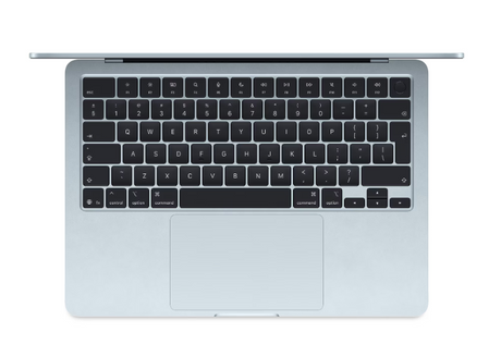 MacBook Air 13.6" Retina/Apple M4 (CPU 10-core, GPU 10-core, Neural Engine 16-core)/16GB/512GB - Sky blue - INT KB (2025) 35W USB‑C