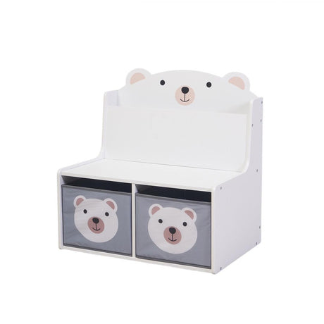 Bancuta cu spatiu de depozitare jucarii si carti Bear, U-Grow