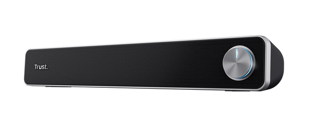 Soundbar Trust Arys, putere maxima iesire 12W, freventa raspuns 100 Hz - 20.000 Hz, negru