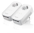 Tp-link AV1200 3-Port Gigabit Passthrough Powerline Starter Kit, 1200Mbps Powerline Datarate, Line-Neutral/Line-Ground 2*2 MIMO, 3 Gigabit Ethernet ports, HomePlug AV2, Green Powerline,  Plug and Play, Twin Pack