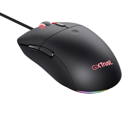 Mouse Trust GXT981 Redex cu fir, USB 2.0, 10000 DPI, negru