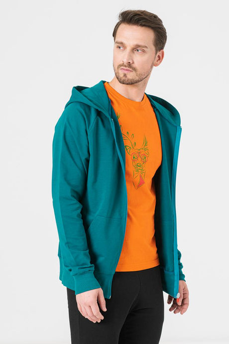 HANORAC COTON CASUAL BARBATI PETROL-M