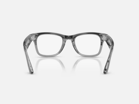 Ray-Ban Meta Wayfarer Gen 2 High Bridge FIT Transparent Grey Clear/Sapphire Transitions 50