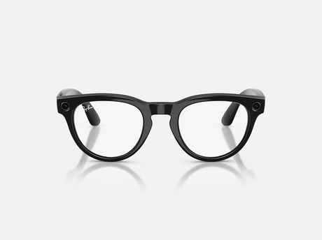 Ray-Ban Meta Headliner Gen 2 High Bridge FIT Shiny Black Clear/Sapphire Transitions 50-23