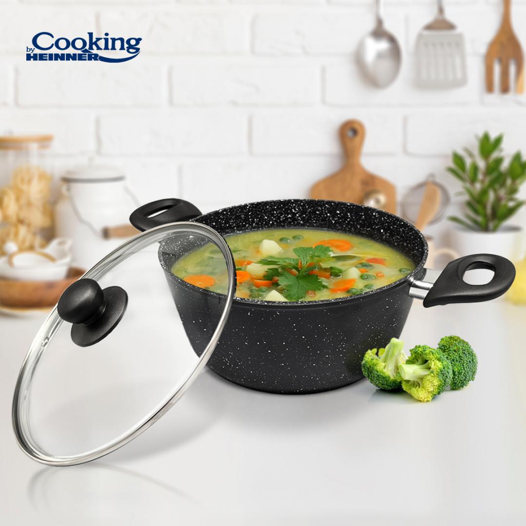 CRATITA ALUMINIU FORJAT 22x9CM,2.8L ONIX, COOKING BY HEINNER