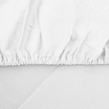 CEARCEAF PAT CU ELASTIC 90X200 CM ALB