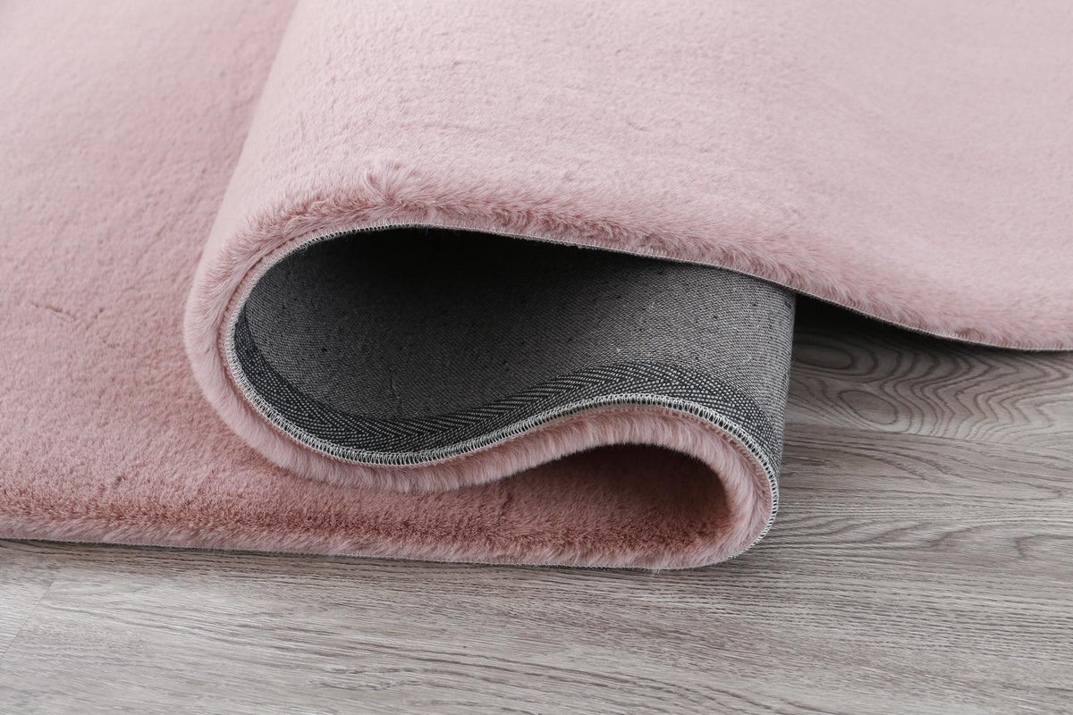 Covor Heinner Shaggy soft blanita Roz Pudra 50x90 cm