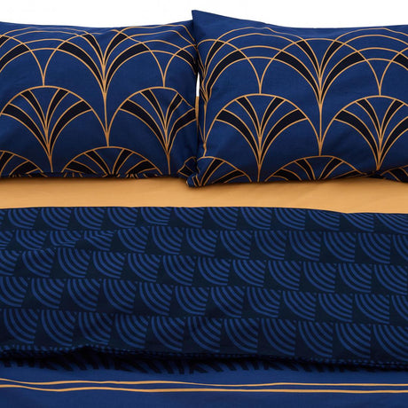 Lenjerie kingsize, bumbac,132 TC, Wave