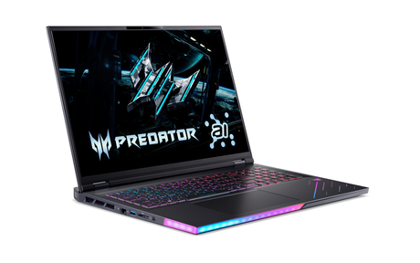 Notebook Gaming Acer Predator Helios 18 AI PH18-73-96HZ, cu procesor Intel Core Ultra 9 275HX, 18'' IPS, 32 GB DDR5, 2 TB SSD, NVIDIA GeForce RTX 5080, 16GB GDDR7, Windows 11 Pro