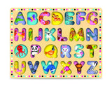 PLACA DE SORTARE ABC, JUCARIE LEMN
