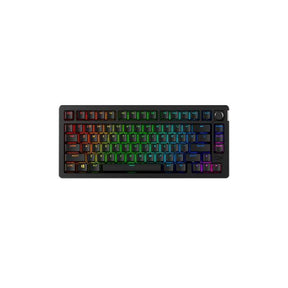 Tastatura gaming wireless mecanica HyperX Alloy Rise 75, switch-uri HX Red – Linear, Dual mode 2,4GHz si Bluetooth, Hot-Swappable, format 75%, pana la 80 de ore autonomie cu backlighting, PC/console