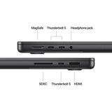 MacBook Pro 14.2"/Apple M4 Pro (CPU 14-core, GPU 20-core, Neural Engine 16-core)/48GB/1TB - Space Black - INT KB (cto from MX2Y3RO/A)
