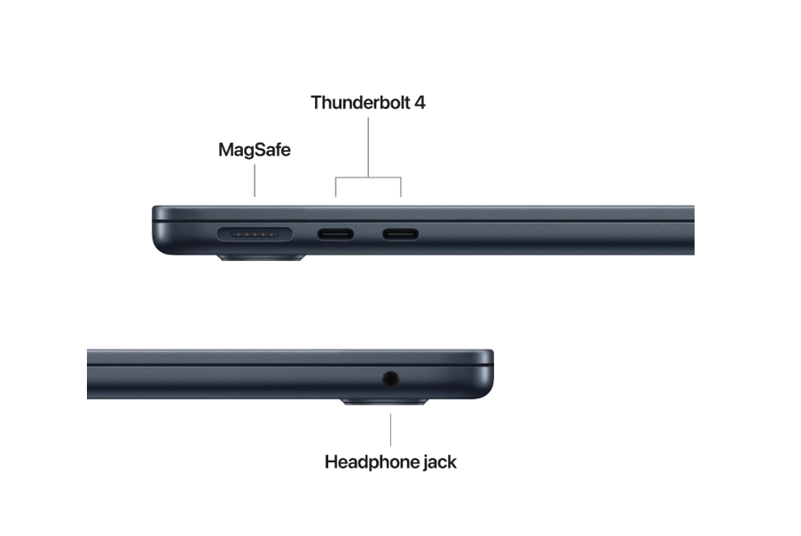 MacBook Air 13.6" Retina/Apple M4 (CPU 10-core, GPU 10-core, NeuralEngine 16-core)/32GB/1TB - Midnight - INT KB (2025) 35W  (cto from  MC6C4RO/A)