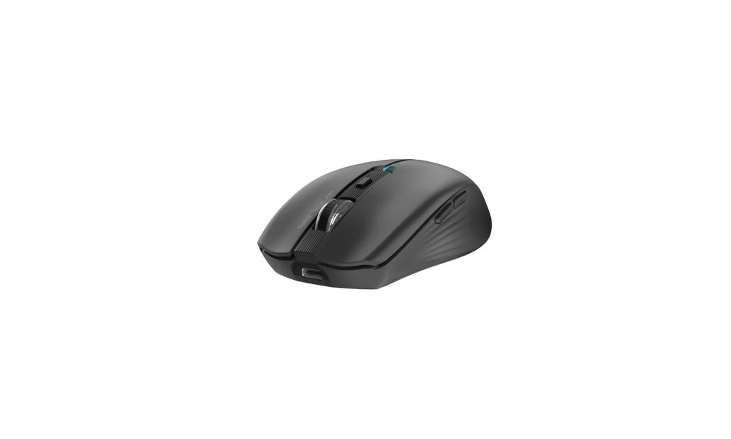 Mouse Serioux Flicker 212, Wireless, Negru,  senzor: Optic, DPI: 800/ 1200/ 1600, conexiune: Dongle USB 2,4 GHz, banda de frecventa: 2,4 GHz, baterie integrată litiu de 500 mAh, banda LED, cerințe OS: Win, Mac, Vista
